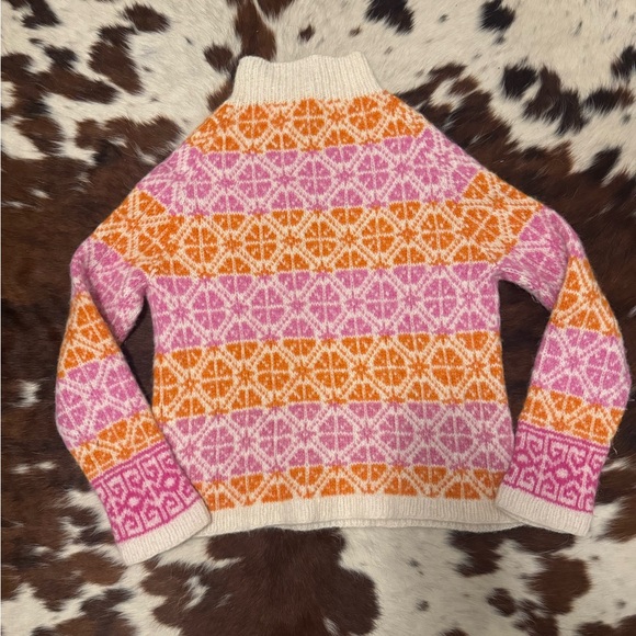 100% alpaca wool hand knitted sweater skappel Oslo x Helene moo - Picture 2 of 5